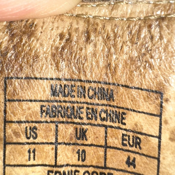 ORIGINAL PENGUIN BROWN PLATFORM LOAFER SLIP ON COMFORTABLE LEATHER CASUAL SZ: 11 - Picture 6 of 7